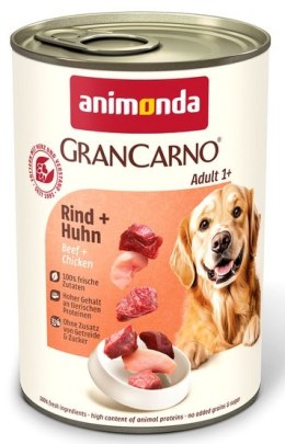 Animonda GranCarno Original Adult Rind Huhn Wołowina + Kurczak puszka 400g