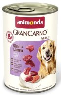 Animonda GranCarno Original Adult Rind Lamm Wołowina + Jagnięcina puszka 400g