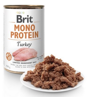 Brit Mono Protein Turkey puszka 400g