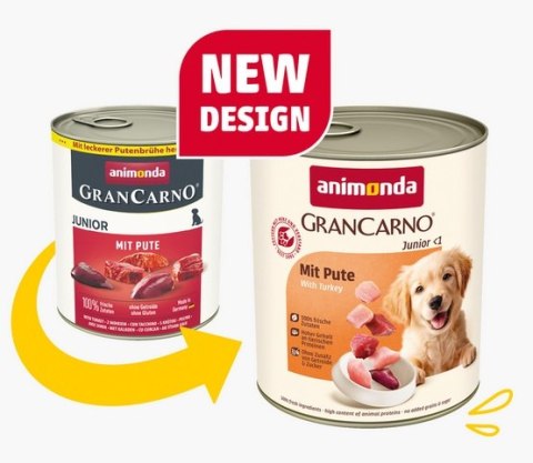 Animonda GranCarno Original Junior Pute Indyk puszka 800g