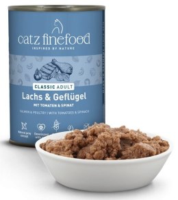 Catz Finefood Classic Łosoś i drób (N.05) puszka 400g