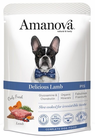 Amanova Dog Adult Delicious Lamb - jagnięcina saszetka 100g [P15]