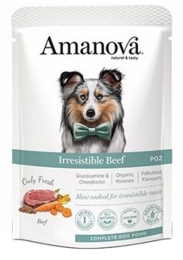 Amanova Dog Adult Irresistible Beef - wołowina saszetka 100g [P02]