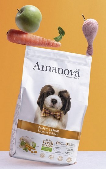 Amanova Dog Puppy Large Exquisite Chicken - kurczak 12kg