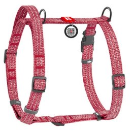 Collar WauDog Re-Cotton Szelki z rączką z regenerowanej bawełny anatomiczne w kształcie litery H, odblaskowe z QR-paszportem, pl