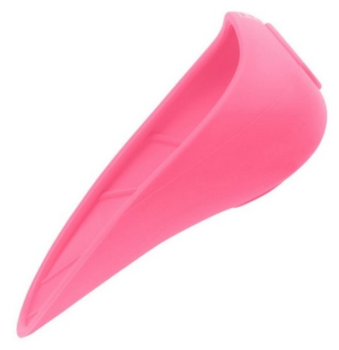 Collar WauDog Silicone Dysza do picia - końcówka 165x90mm różowa