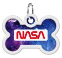 Collar WauDog Smart ID Zawieszka z QR-paszportem kość 4x3cm NASA21