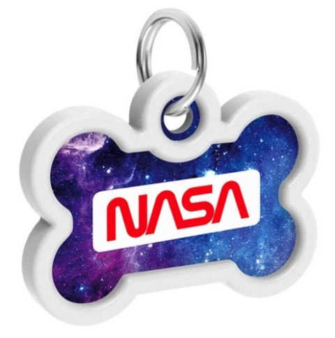 Collar WauDog Smart ID Zawieszka z QR-paszportem kość 4x3cm NASA21