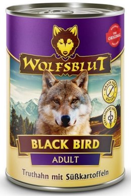 Wolfsblut Dog Black Bird Adult - indyk i bataty puszka 395g