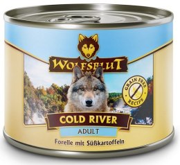 Wolfsblut Dog Cold River Adult - pstrąg i bataty puszka 200g