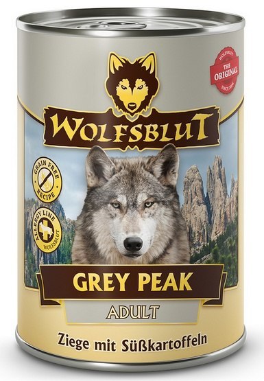 Wolfsblut Dog Grey Peak Adult - koza i bataty puszka 395g