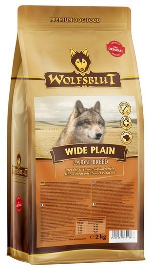 Wolfsblut Dog Wide Plain Adult Large Breed - konina i bataty 2kg