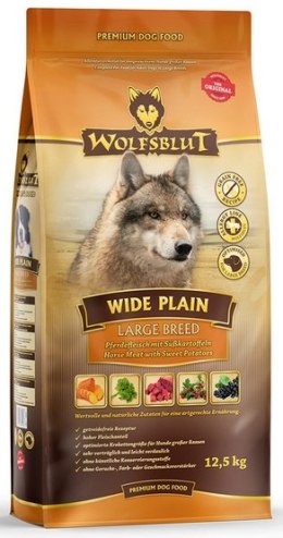 Wolfsblut Dog Wide Plain Adult Large Breed - konina i bataty 2kg