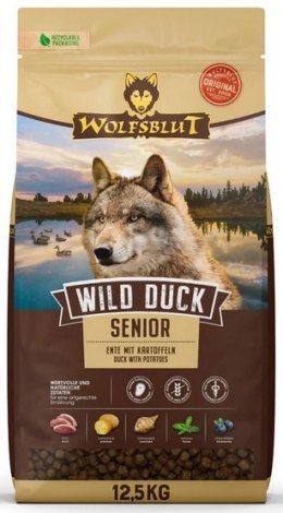 Wolfsblut Dog Wild Duck Senior - kaczka i ziemniaki 12,5kg