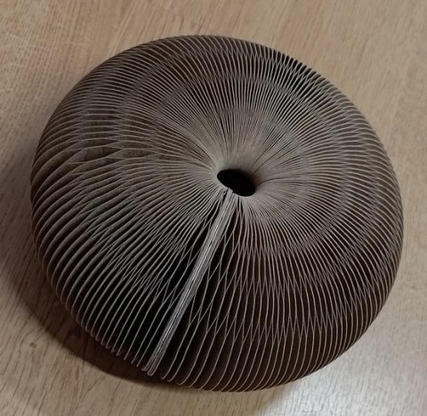 Zolux Chatouille Drapka tekturowa składana z piłką i kocimiętką