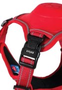 Zolux Szelki ze smyczą automatyczną Easyride XS czerwone
