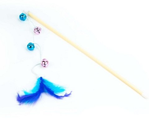 BUBA Wędka z dzwoneczkami i piórkiem [5574]