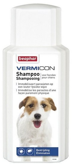 Beaphar Vermicon Szampon dla psa przeciwko pchłom i kleszczom 200ml