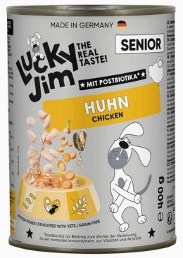 Lucky Jim Classic Senior Kurczak puszka 400g