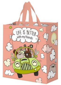 Torba Wesoły Samochodzik 14L brzoskwiniowy