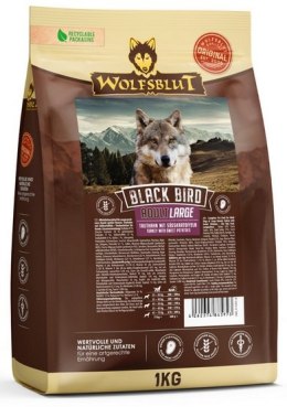Wolfsblut Dog Black Bird Adult Large - indyk i bataty 1kg