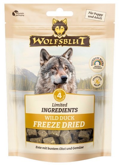 Wolfsblut Dog Limited Ingredients Freeze Dried Wild Duck - liofilizowana dzika kaczka 40g