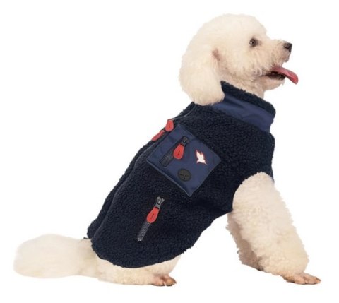 Zolux Ciepła bluza dla psa Bouclette R.45 granatowa