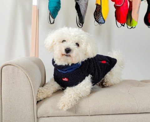 Zolux Ciepła bluza dla psa Bouclette R.45 granatowa