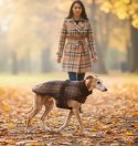 Zolux Kurtka w kratę dla psa Cheverny R.30 brązowa