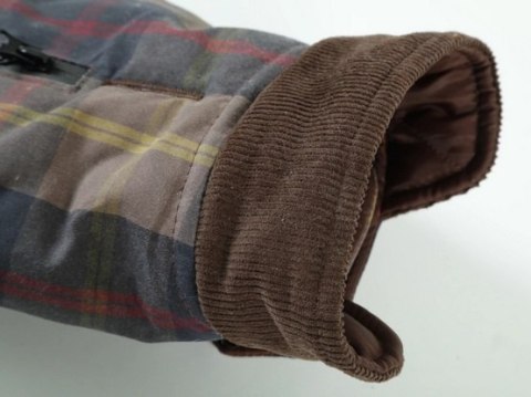 Zolux Kurtka w kratę dla psa Cheverny R.35 brązowa