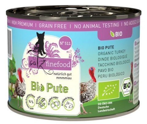 Catz Finefood Organic Bio Indyk (N.511) puszka 200g