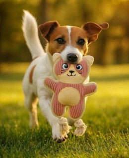 Zolux Zabawka dla psa Kot Buddy różowy 29cm
