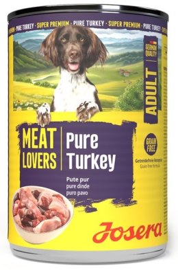 Josera Pies Meat Lovers Pure Indyk puszka 400g
