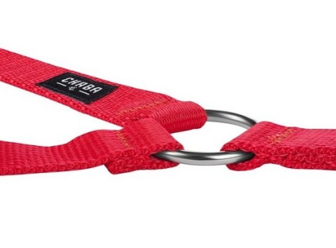 CHABA Szelki taśma regulowane nr 1 - obwód 40cm czerwone