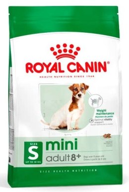 Royal Canin Mini Adult 8+ karma sucha dla psów starszych od 8 do 12 roku życia, ras małych 800g
