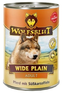 Wolfsblut Dog Wide Plain Adult - konina i bataty puszka 395g