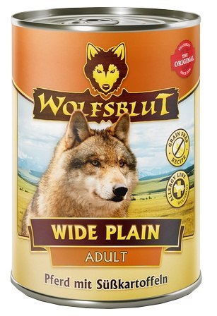 Wolfsblut Dog Wide Plain Adult - konina i bataty puszka 395g