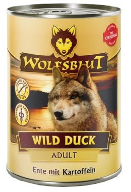 Wolfsblut Dog Wild Duck Adult - kaczka i ziemniaki puszka 395g