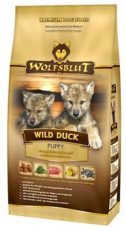 Wolfsblut Dog Wild Duck Puppy - kaczka i ziemniaki 2kg