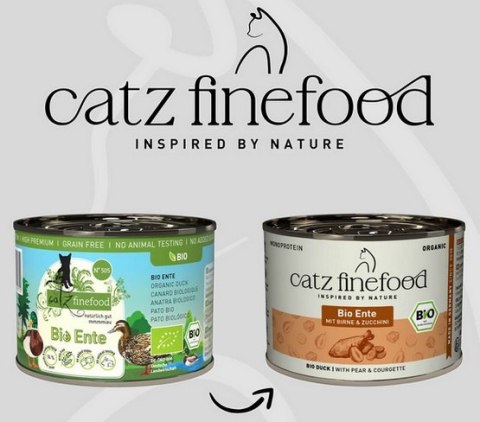 Catz Finefood Bio N.505 Kaczka puszka 200g
