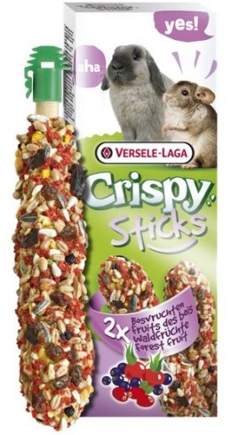 Versele-Laga Crispy Sticks Rabbit & Chinchilla Forest Fruits - kolby dla królików i szynszyli z leśnymi owocami 110g