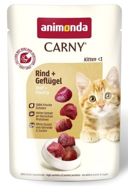 Animonda Carny Kitten Wołowina + Drób saszetka 85g