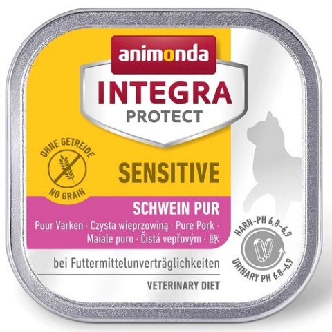 Animonda Integra Protect Sensitive dla kota - z wieprzowiną tacka 100g