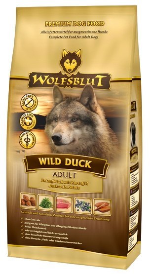 Wolfsblut Dog Wild Duck Adult - kaczka i ziemniaki 2kg