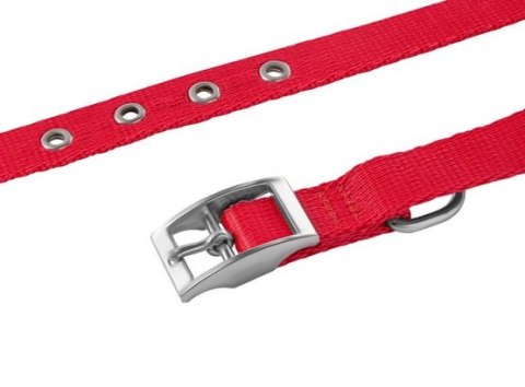 CHABA Obroża Gładka Lux M czerwona