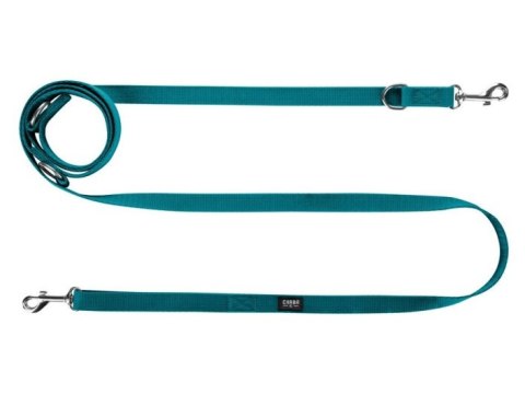 CHABA Smycz taśma regulowana S 10mm/260cm morska