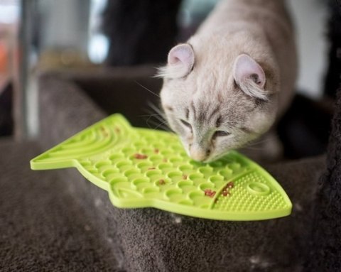 LickiMat Classic Felix Rybka fale miękka zielona