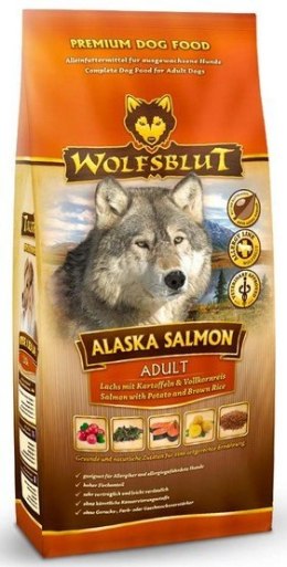 Wolfsblut Dog Alaska Salmon Adult - łosoś, ziemniaki i ryż 12,5kg