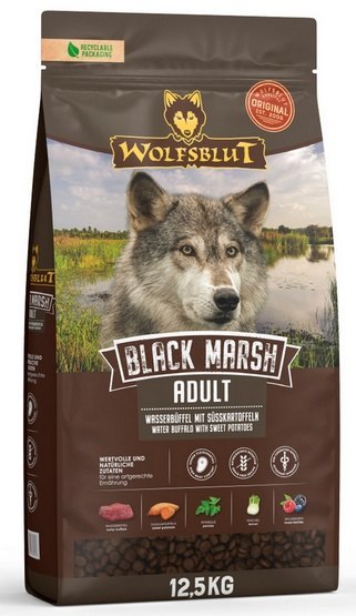 Wolfsblut Dog Black Marsh Adult - bawół i bataty 12,5kg