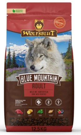 Wolfsblut Dog Blue Mountain Adult - dziczyzna i ziemniaki 12,5kg